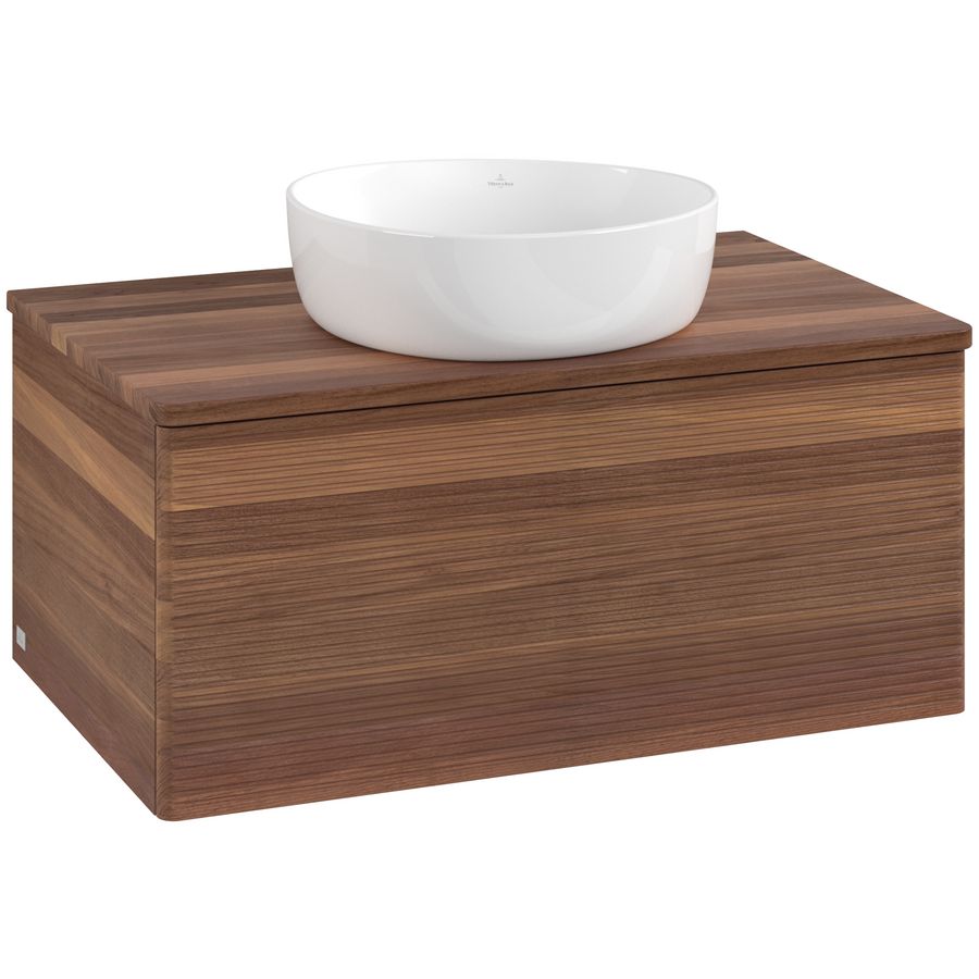 Wastafelonderkast Antao 800x360x500mm Warm Walnut K30112HM