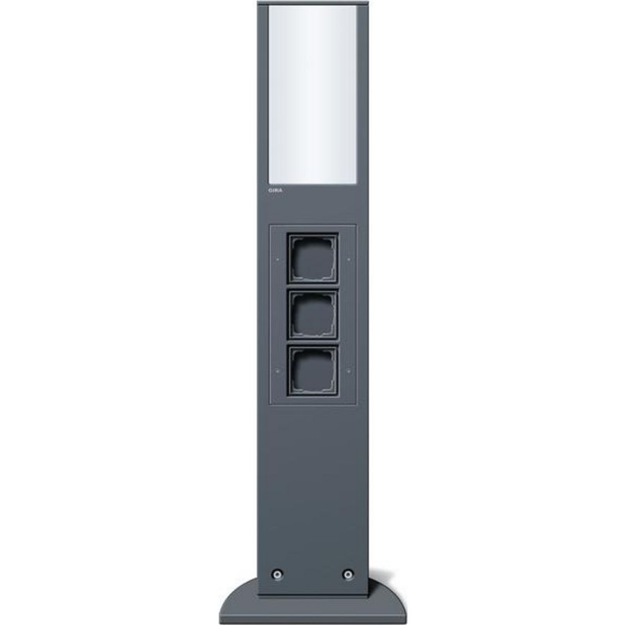 E-zuil lichtel. + 3x lege unit 769mm Gira energiezuil antra