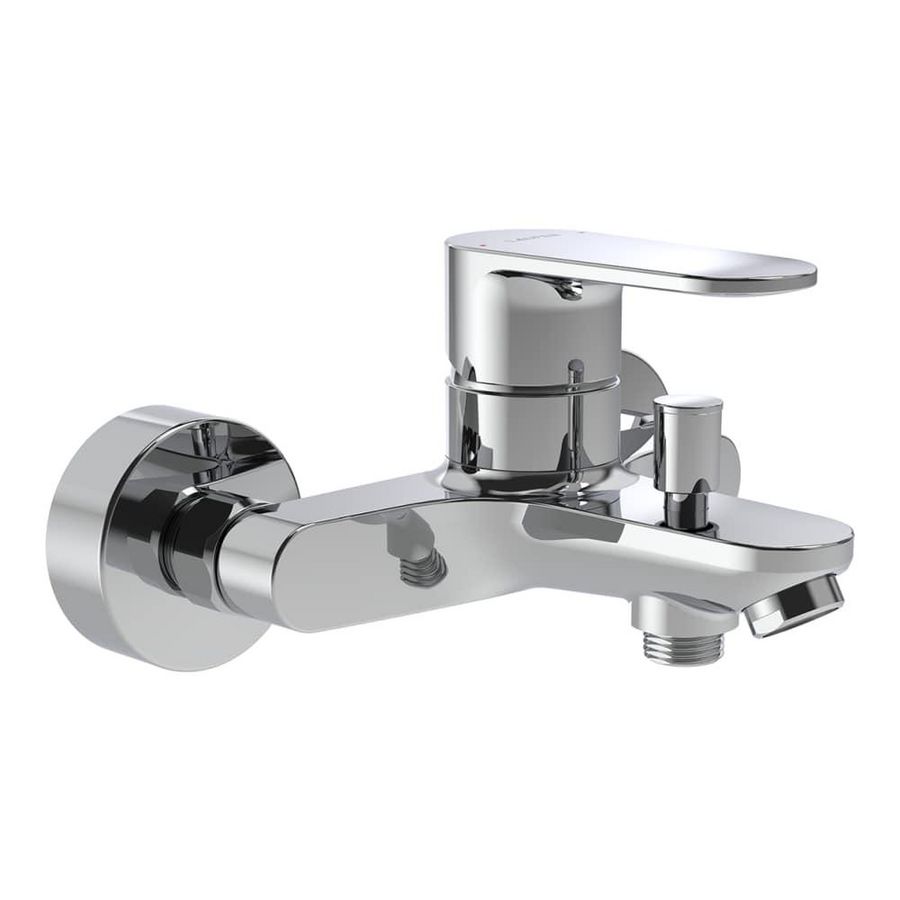 Badmengkraan PRO-X hoh 150mm met omstel chroom incl. s-koppelingen + handdouche
