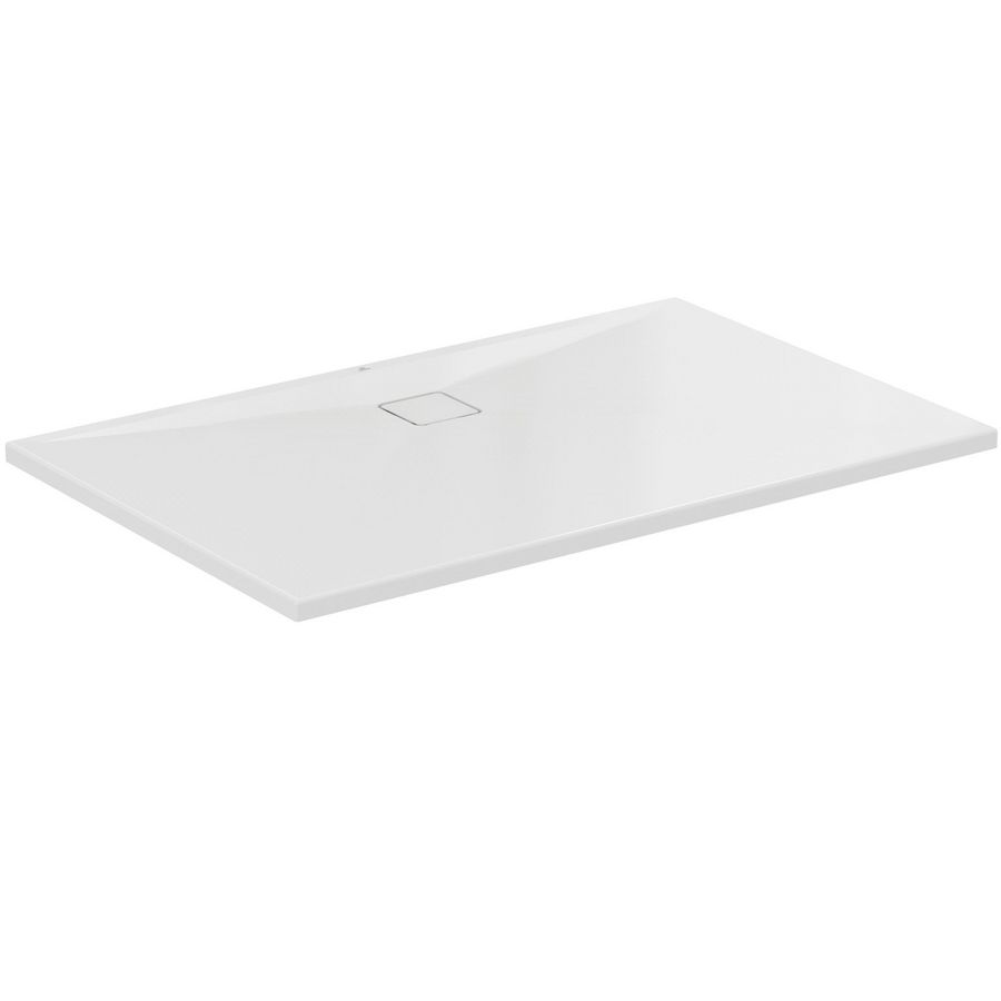 Douchbak ULTRA FLAT EVO rechthoekig 1400x900x35mm glanzend wit zonder waste