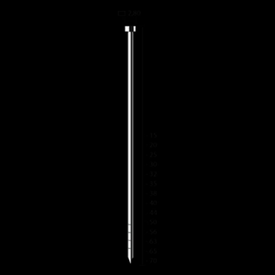 Doos a 2500st. Schietnagel Brad gegalv g. 16GA 1,6mm l.50mm