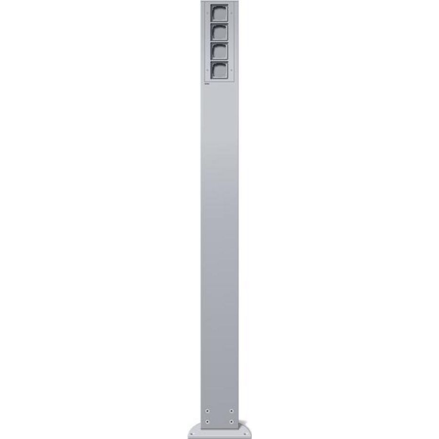 E-zuil 4x lege unit 1600mm Gira energiezuil kl.alum.