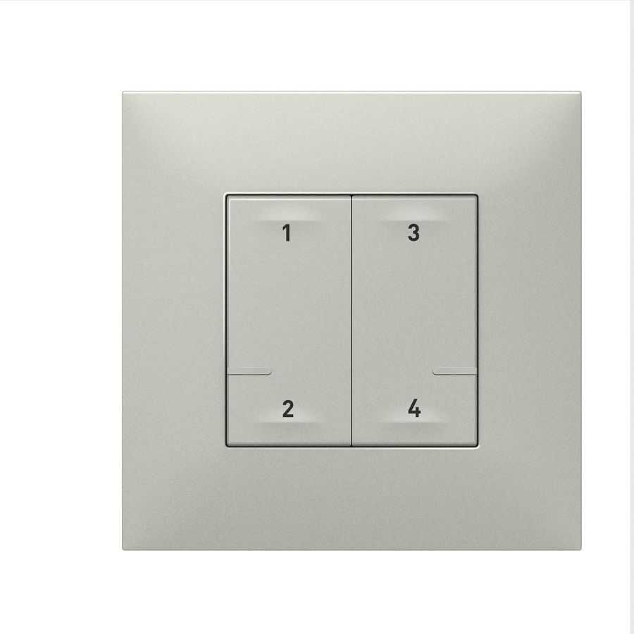 Scenariobediening 4 DK-DL-2M ALU Valena Next Netatmo