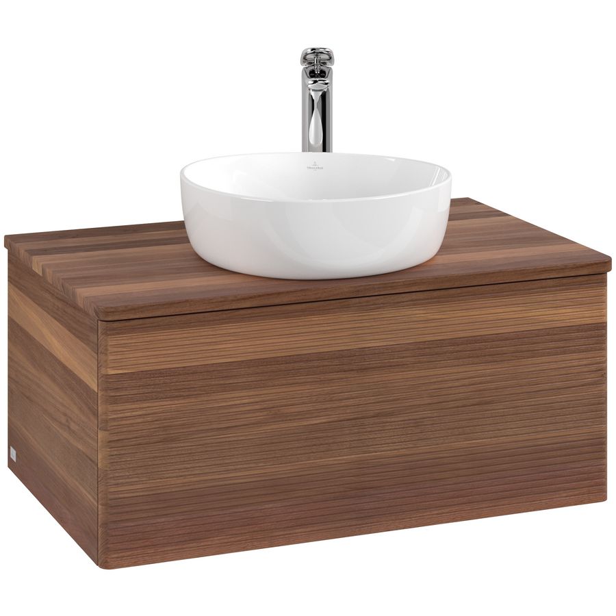 Wastafelonderkast Antao 800x360x500mm Warm Walnut K30152HM