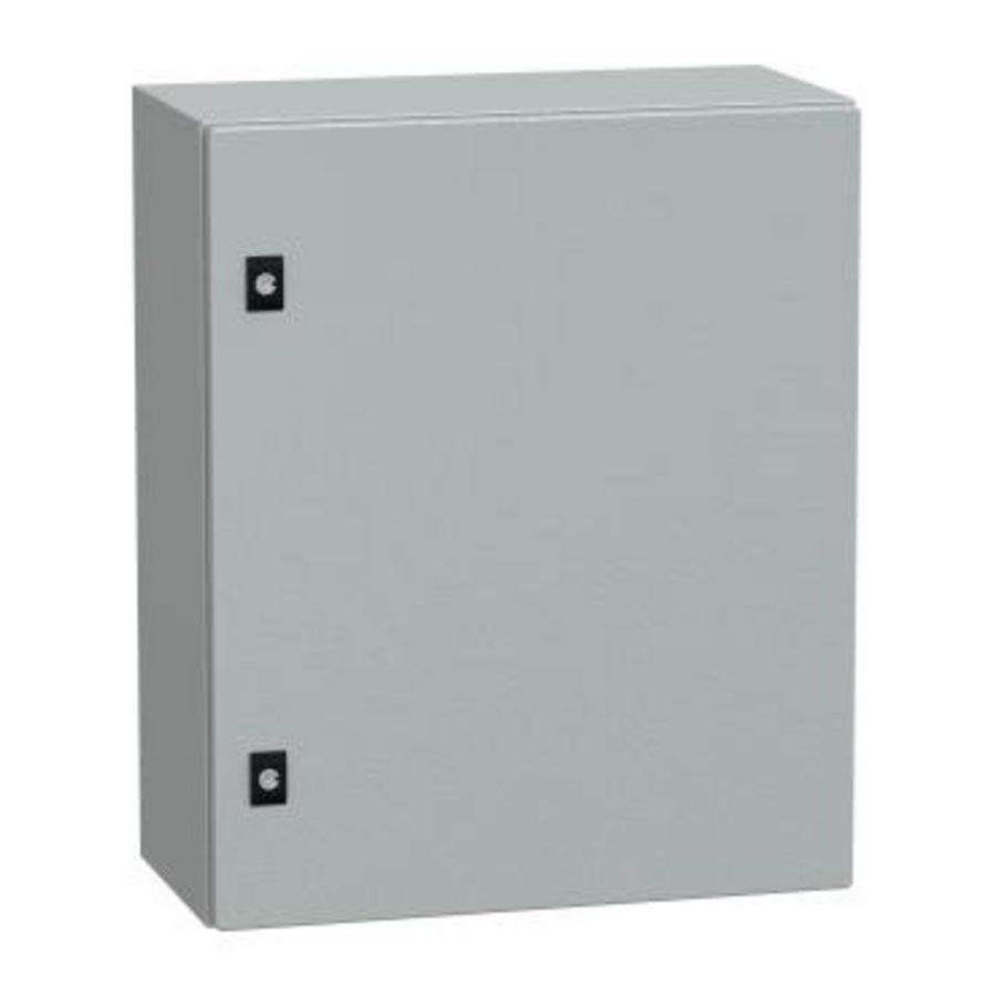 Deur 600x500x250mm IP66 / IK10 RAL7035 Spacial CRN