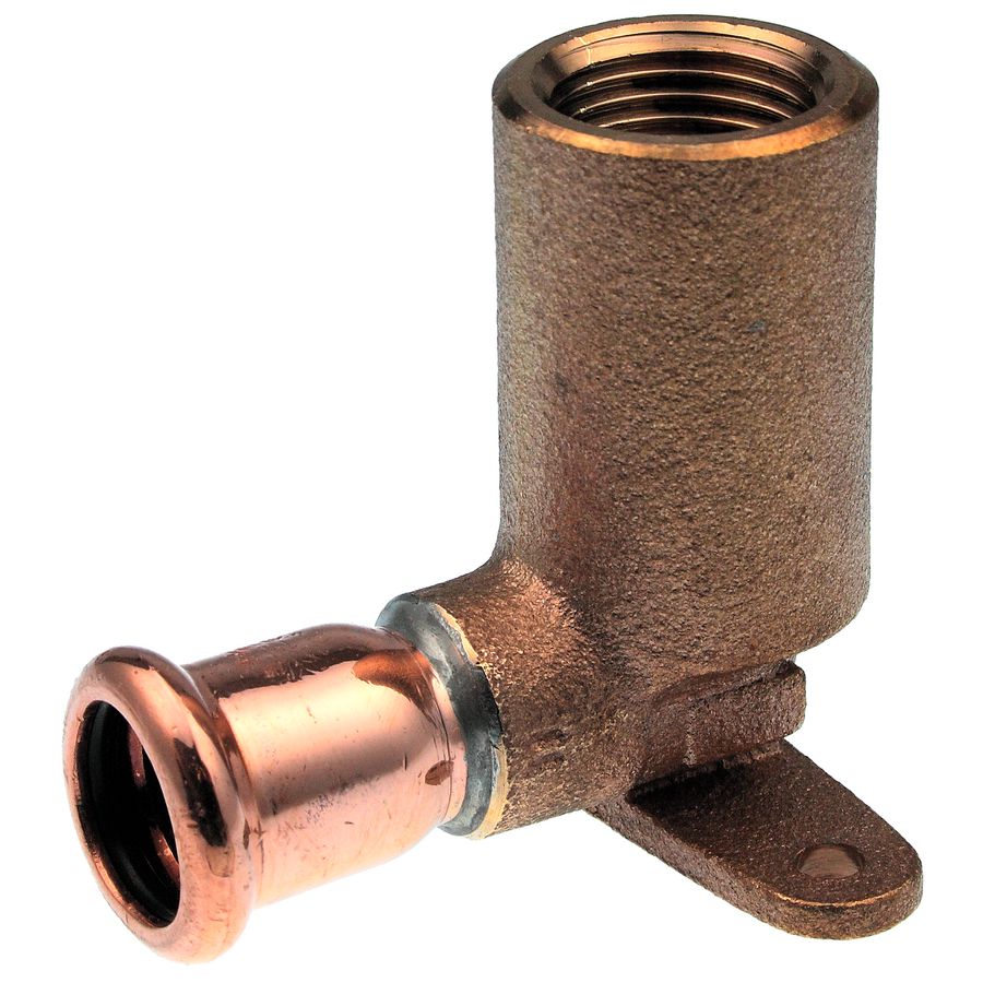 Muurplaat XPress CU 15x1/2"bn. lang 6472L