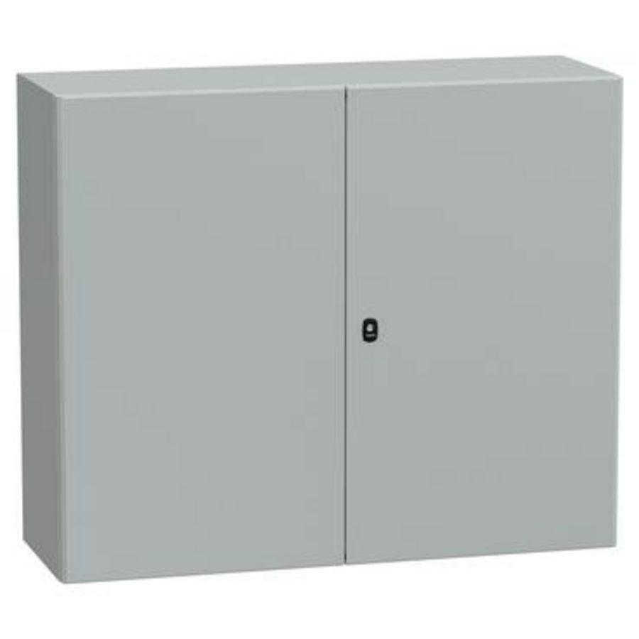 Kast Volle deur 1000x1200x400mm IP55 IK10 RAL7 Spacial S3D