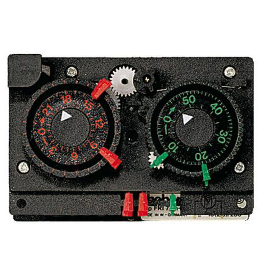 Ontdooiklok FRI 77 g-2 analoog 2 kanaal /z.behuiz./24uur+60min.
