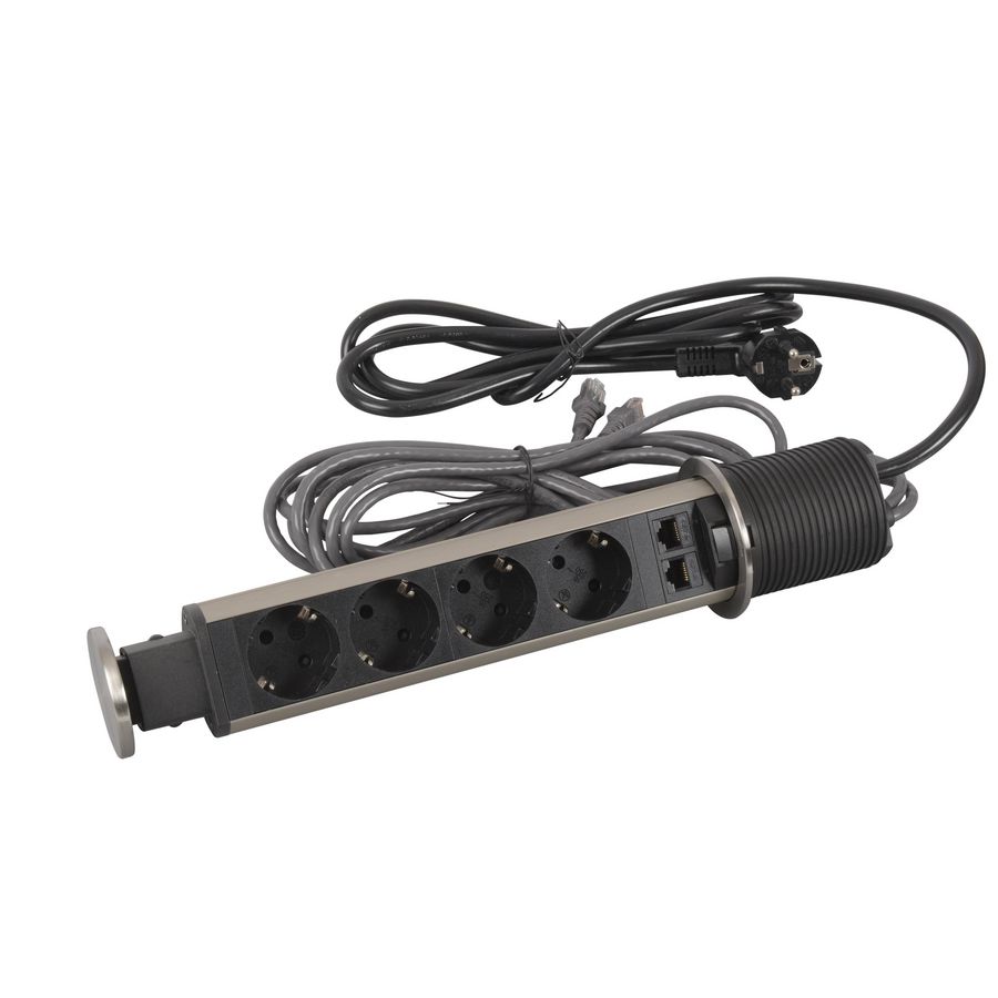 Toren bureau aansluitunit 60 4 WCD + 2 RJ45Cat. . 6 UTP