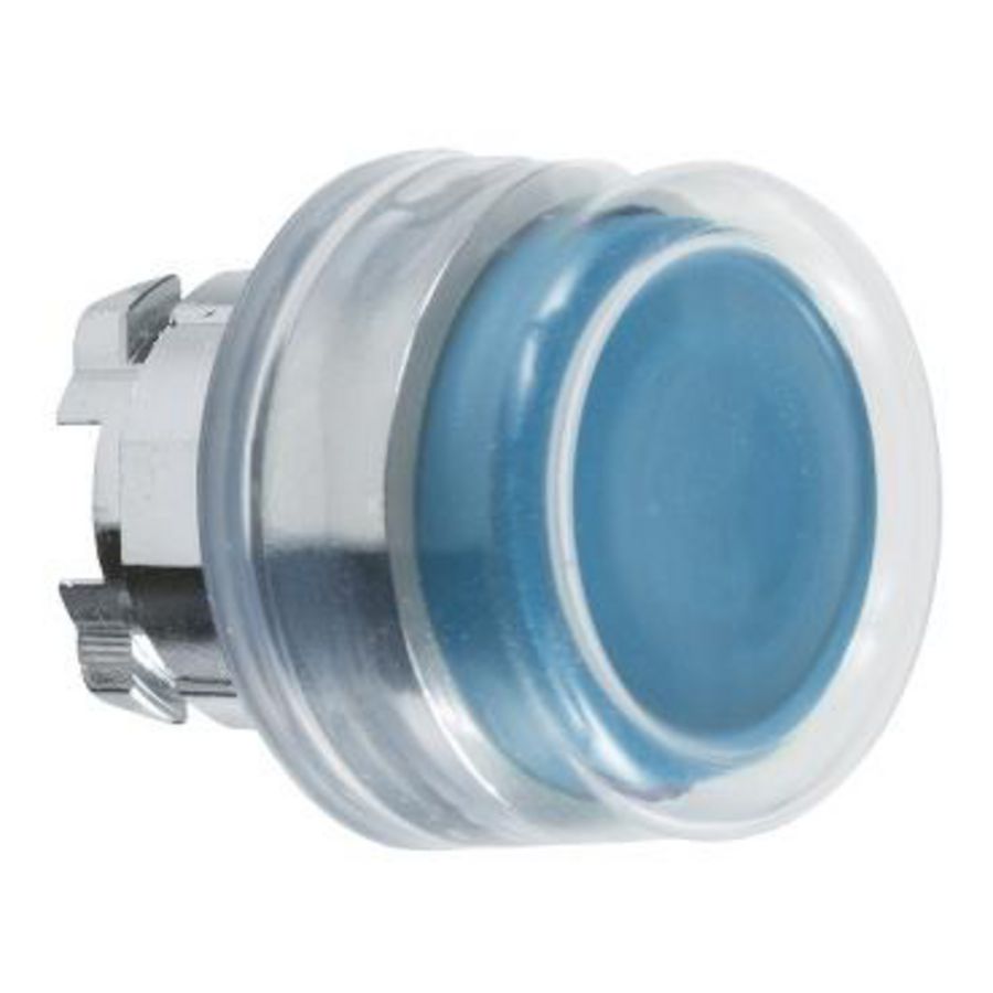 Drukknop Ø22mm met kapje Blauw