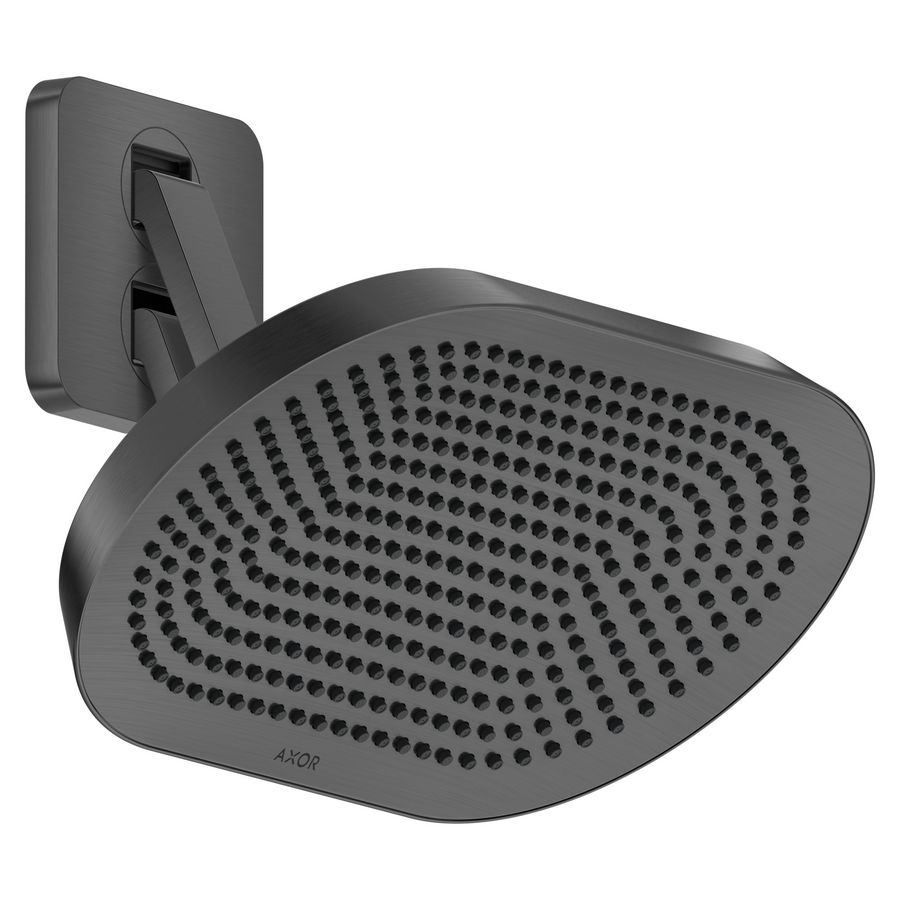 Hoofddouche AXOR ShowerSphere 370/220 2 straalsoorten EcoSmart Brushed Black Chrome