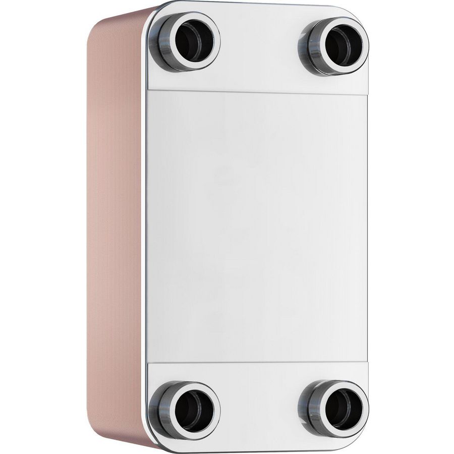 Warmtewisselaar Longtherm gesoldeerd RMB-110-30 AG aansluiting 2.1/2" bu.dr.