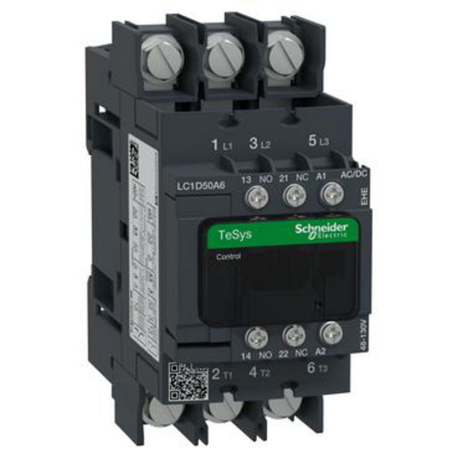 Contactor TeSys Deca 3P 50A 440V AC3 48-130V ACDC ringogen