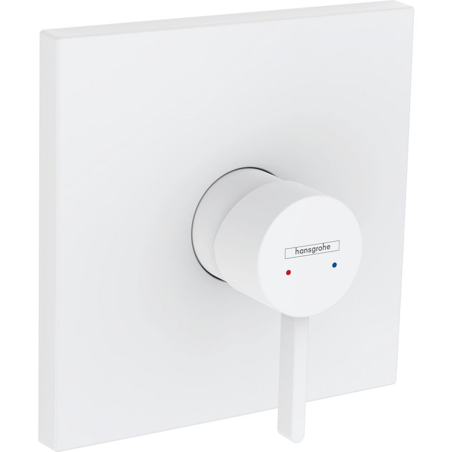 Afbouwdeel Finoris 1-hendel inbouwdouchemengkraan mat wit