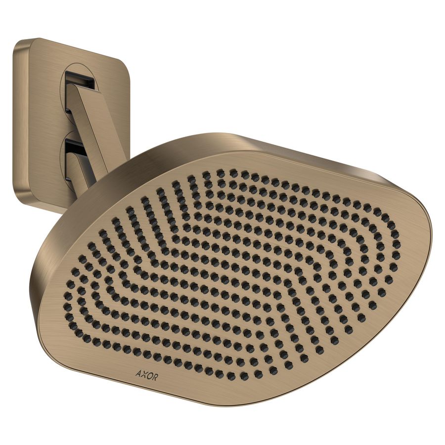 Hoofddouche AXOR ShowerSphere 370/220 2 straalsoorten EcoSmart Brushed Bronze