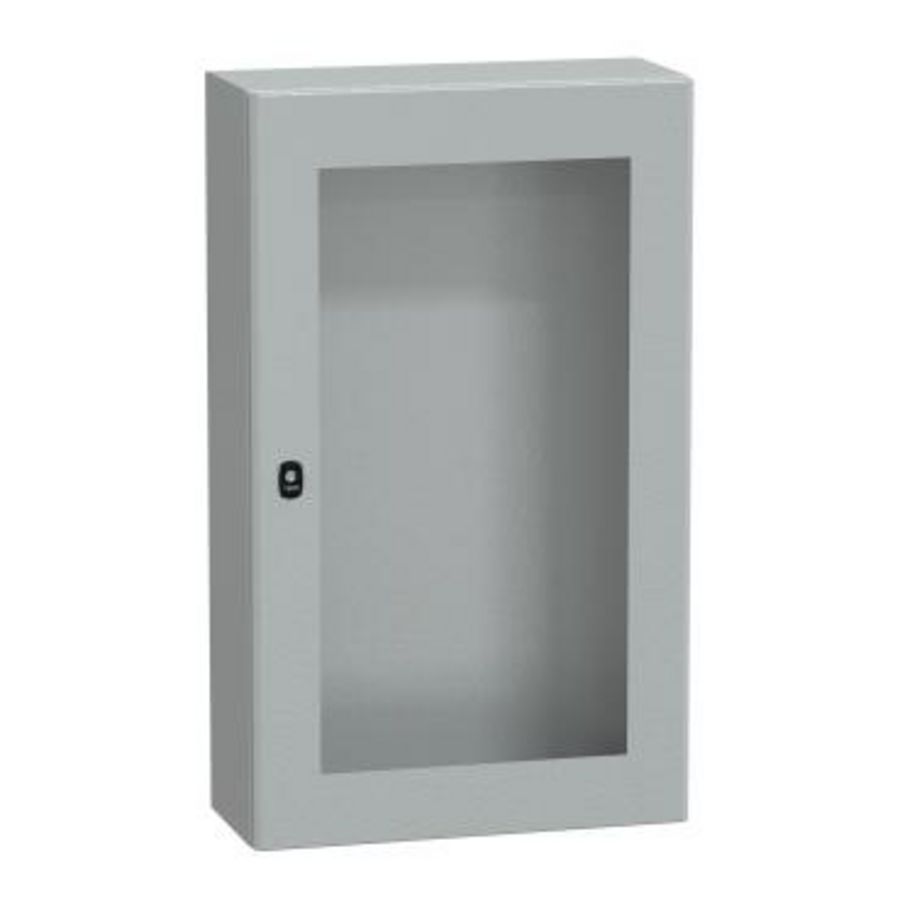 Kast Ruitdeur 1000x600x250mm IP66 IK08 RAL7035 Spacial S3D