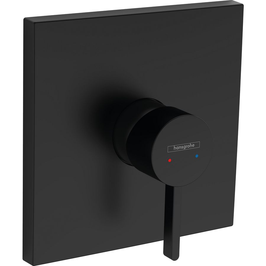 Afbouwdeel Finoris 1-hendel inbouwdouchemengkraan mat zwart