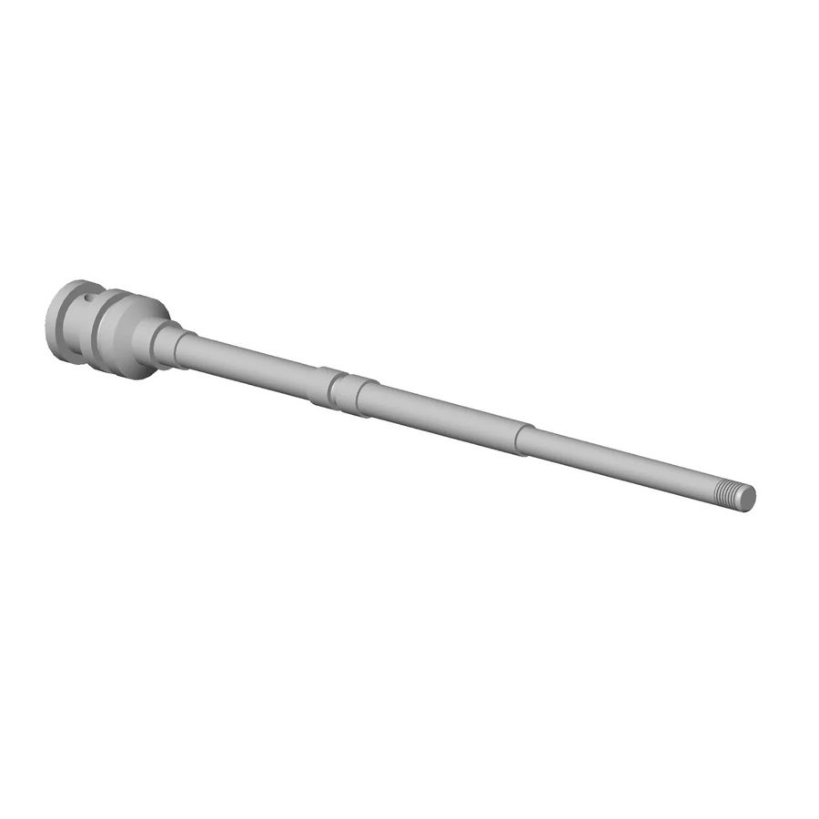 Trekstang v. omst. 22x36mm chr