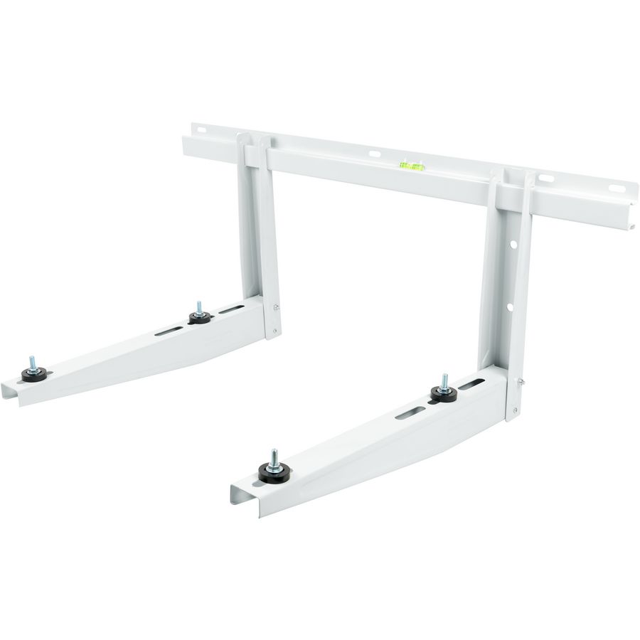 PROMO Wandbeugel MS257 wit schuifarmen 550x375mm met wandrail 800mm max. 140kg incl. bevestigingsmateriaal (MS257 105)