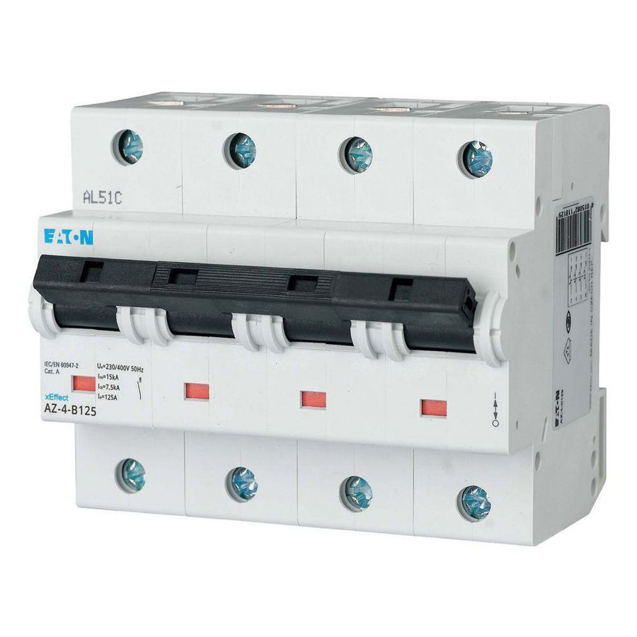 installatieautomaat (MCB) AZ B-karakteristiek 125A 4-polig 15kA