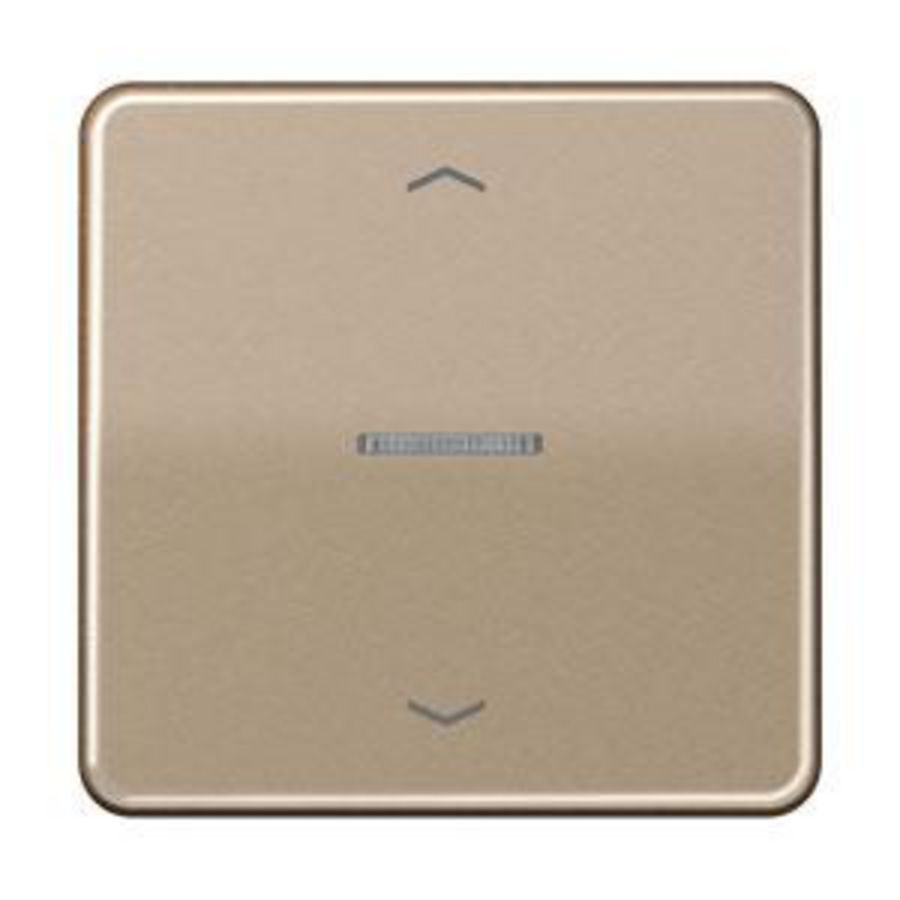 Schakelwip CD500 goudbrons .met lens&pijlsymbool VVE=10