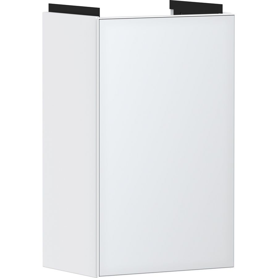 Onderkast mat wit / front metalic wit 340x245mm tbv fontein scharnieren links Xevolos E 54166320