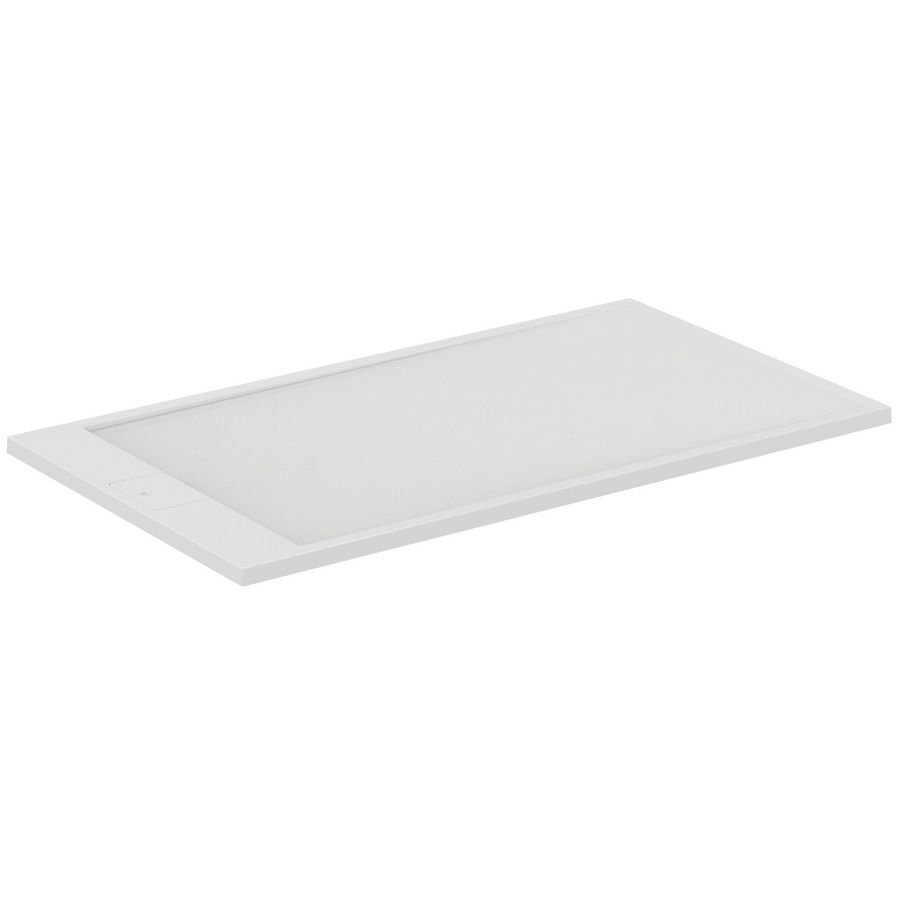 Douchebak ULTRA FLAT I.LIFE rechthoekig 1600x900x33mm wit  zonder waste (korte zijde)