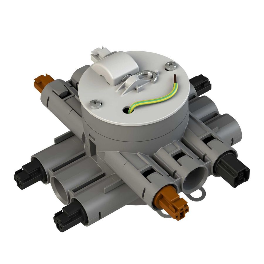 Stekerbare centraaldoos wisselschakeling 2v CHS75-WT3