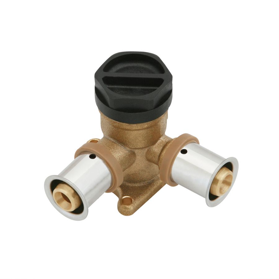 Muurplaat Ultrapress (Multipress) 16x1/2" bn. (dubb. aansl.) K7054 VVE=5