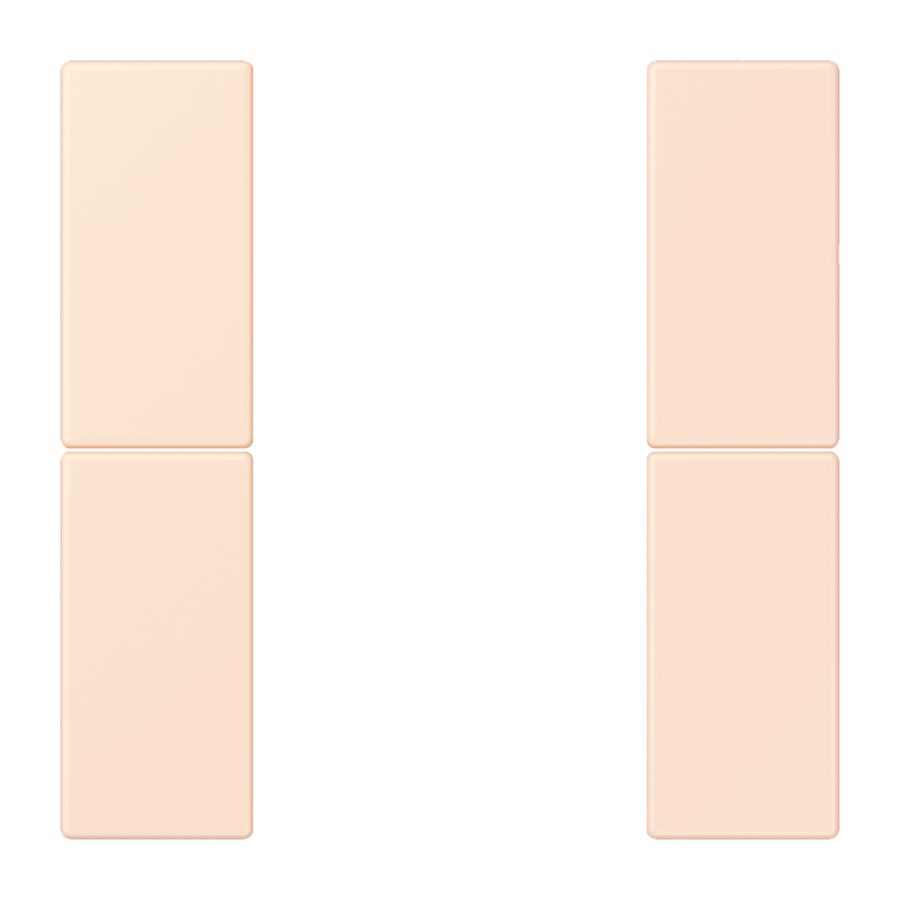 Tastafdekking F50 2-voudig compleet LC32082 KNX