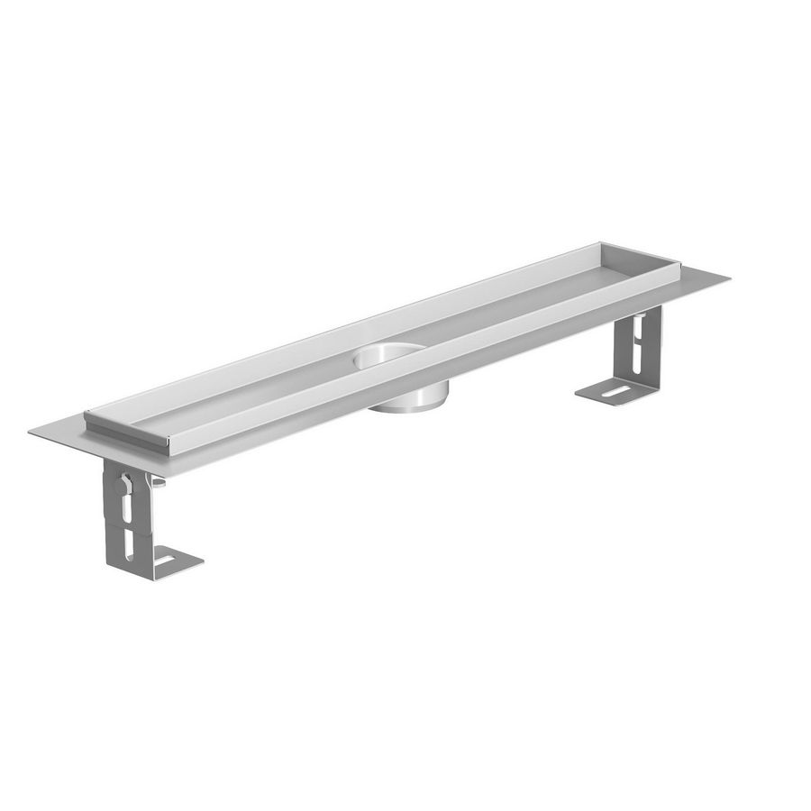 Douchegoot FLEXDRAIN-E 787x87mm met vloerflens excl. rooster excl. puthuis/sifon