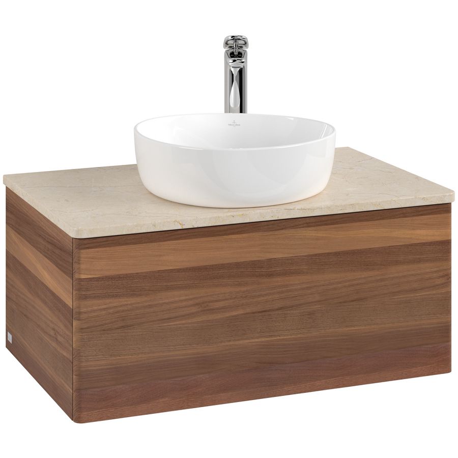 Wastafelonderkast Antao 800x360x500mm Warm Walnut L30053HM