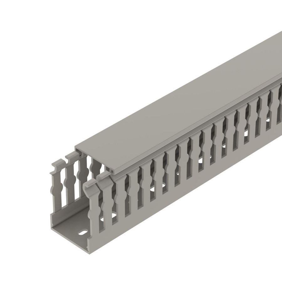 Lengte a 2m. Bedradingskoker CABLIX Set 60x40 7030 grijs