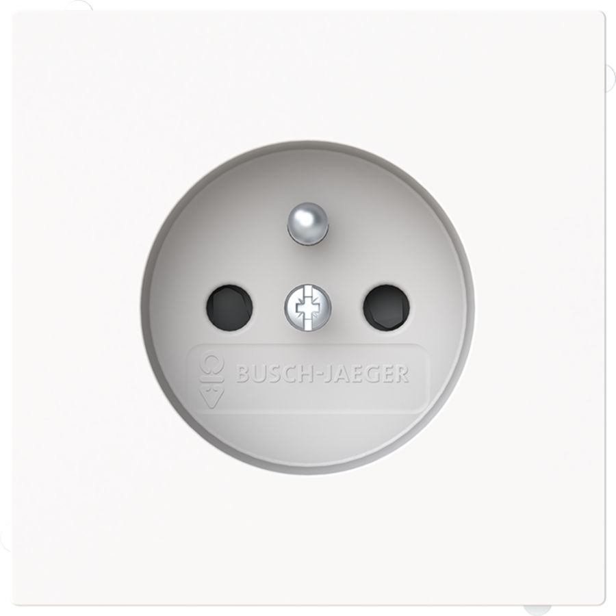 Wandcontactdoos penaarde kv steek inb Art Linear mat wit (20-1 MUCB-44M)