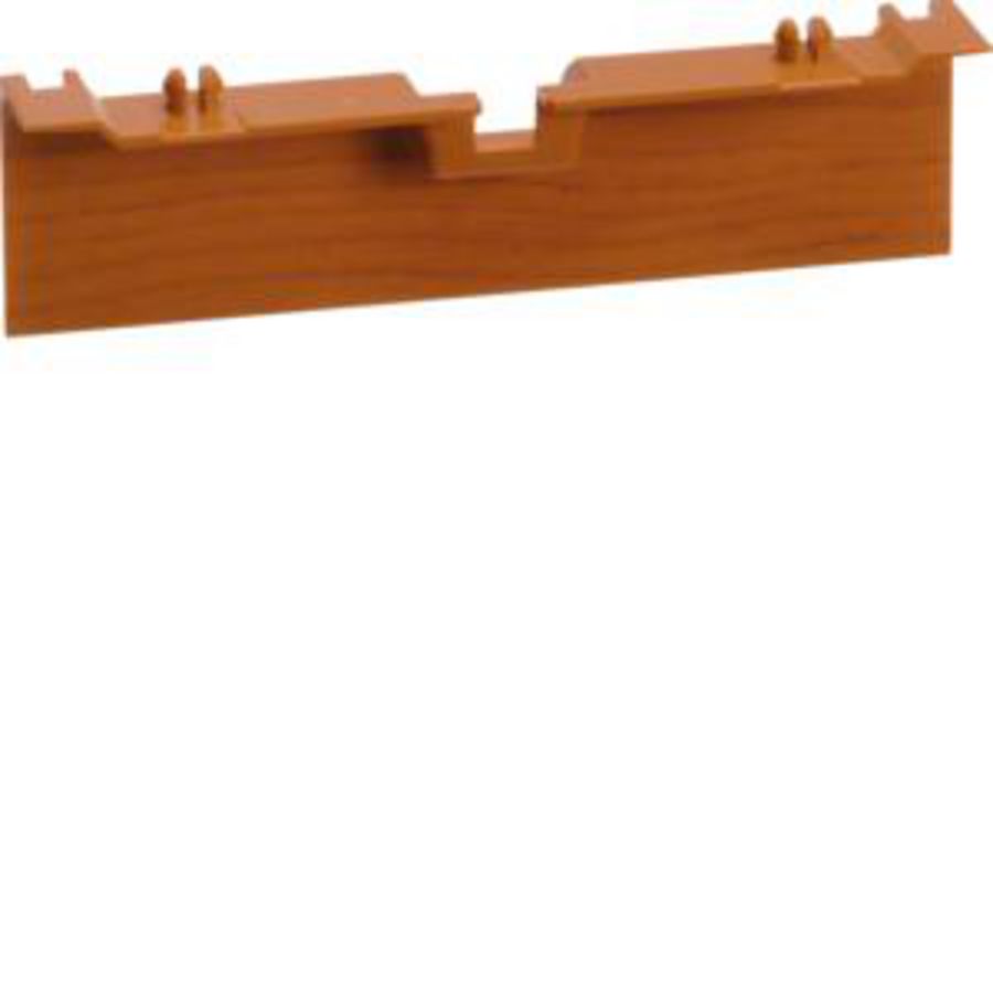 Plintpasstuk voor outlet voor goot 80mm hoog SL kersen