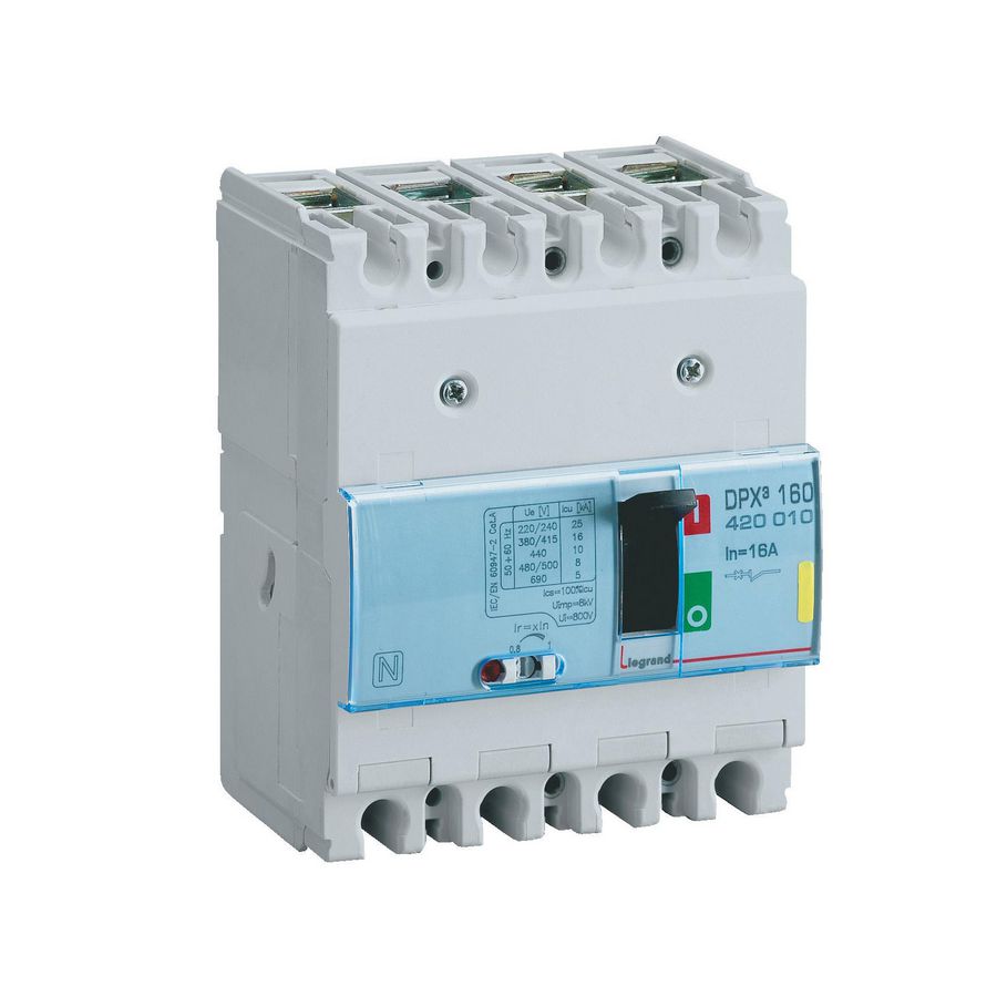 Vermogenschakelaar 160 Thermomagn. 25A 4-polig 50kA DPX3