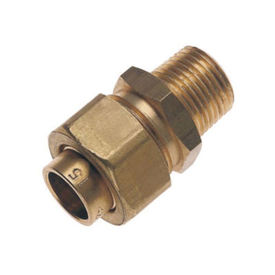 3-delige koppeling mess. soldeer 28x1"con.bt. Gastec VVE=5