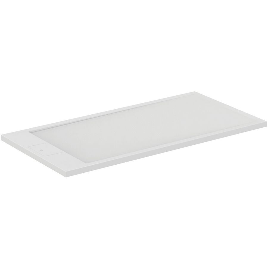 Douchebak ULTRA FLAT I.LIFE rechthoekig 1400x700x33mm wit  zonder waste (korte zijde)