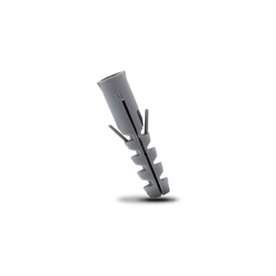 Doos a 100st. universele muurplug 10mm grijs