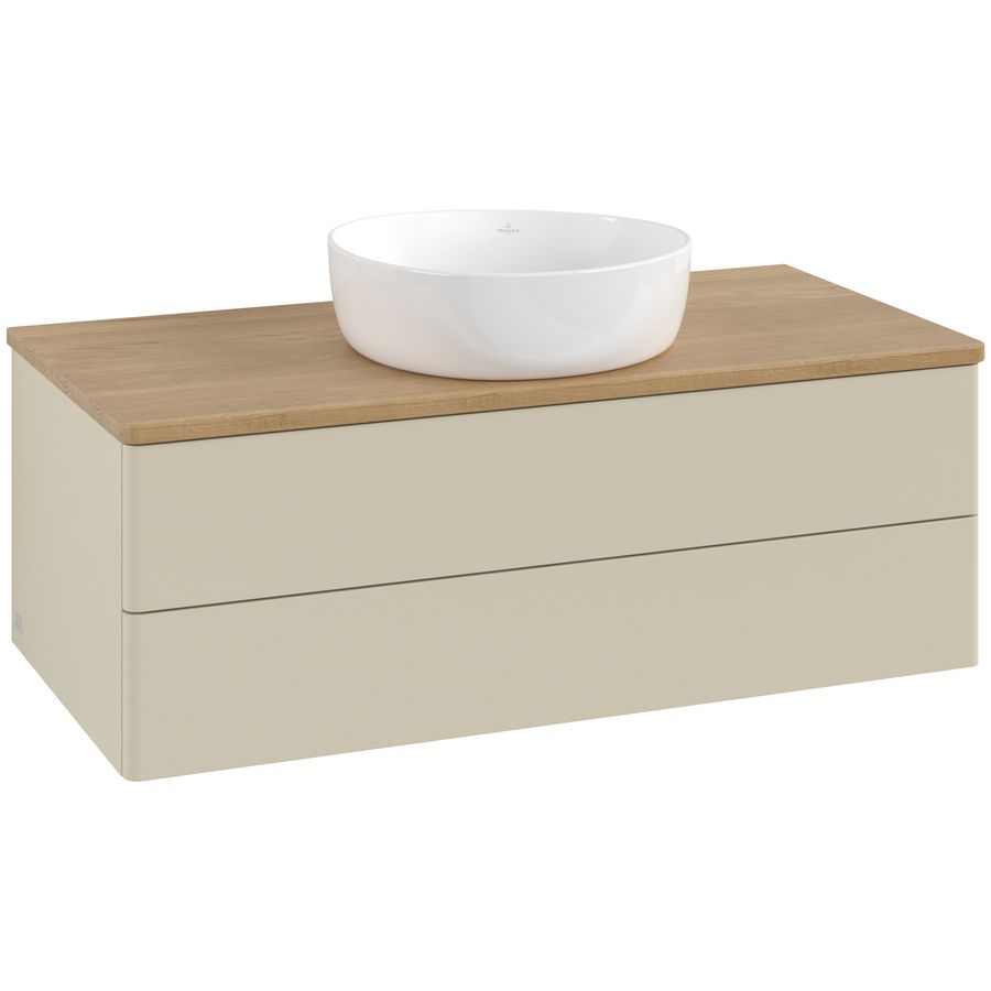 Wastafelonderkast Antao 1000x360x500mm S.Grey Matt Lacquer L20011HJ