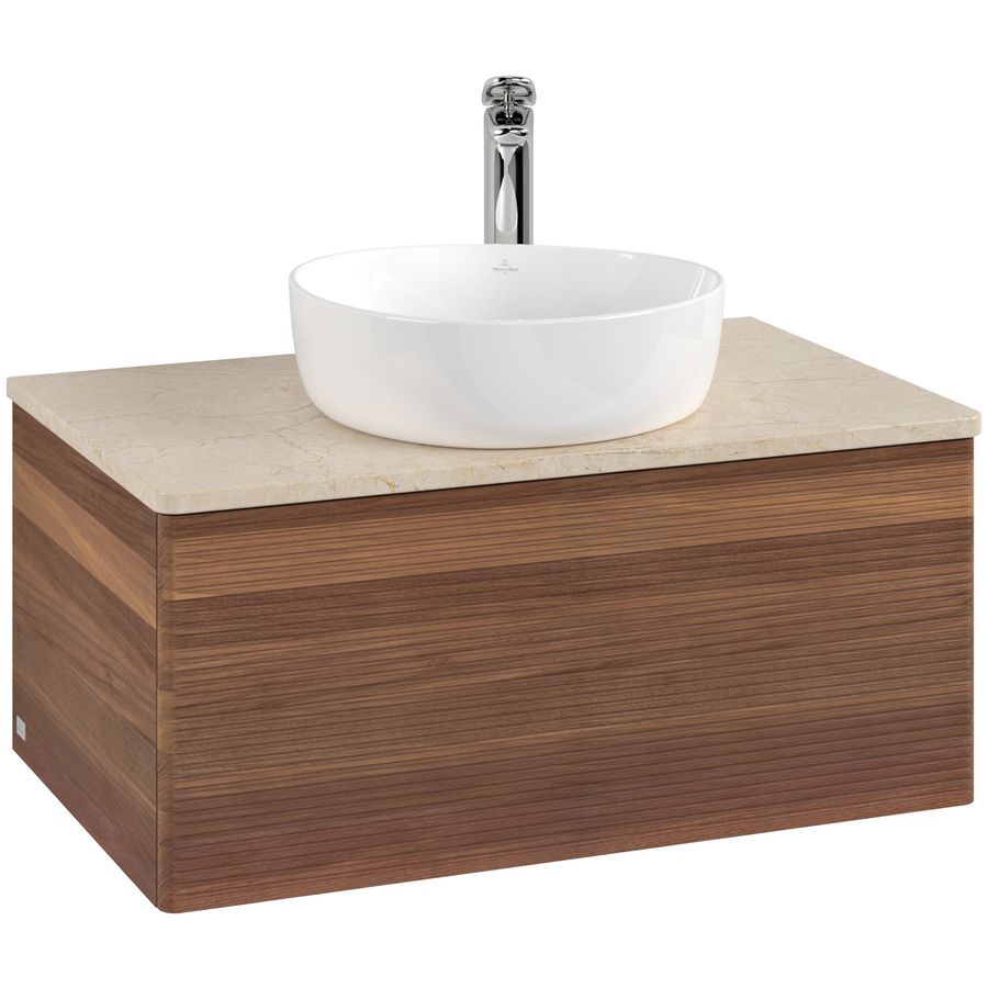 Wastafelonderkast Antao 800x360x500mm Warm Walnut L30153HM