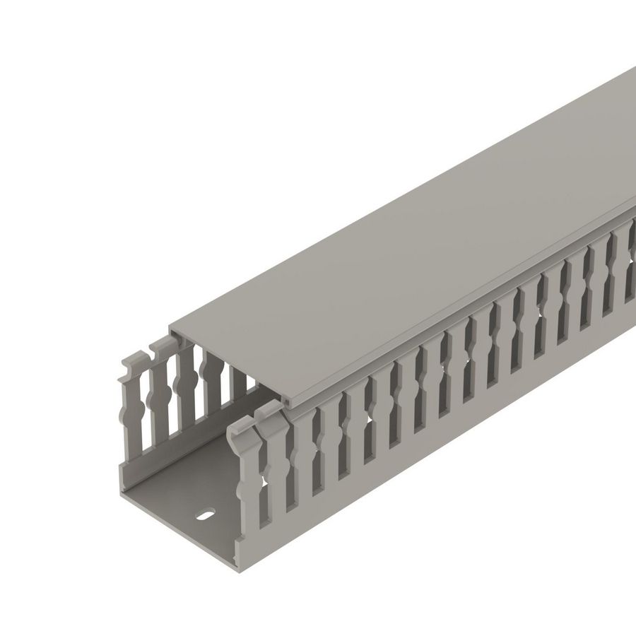 Lengte a 2m. Bedradingskoker CABLIX Set 60x60 7030 grijs