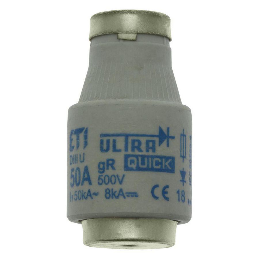 Zekering laagspanning 50A AC 500V D3 aR IEC ultra snel VVE=5