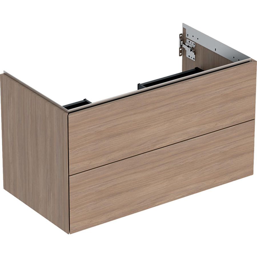 Wastafelonderkast 2x la 90cm eiken ONE