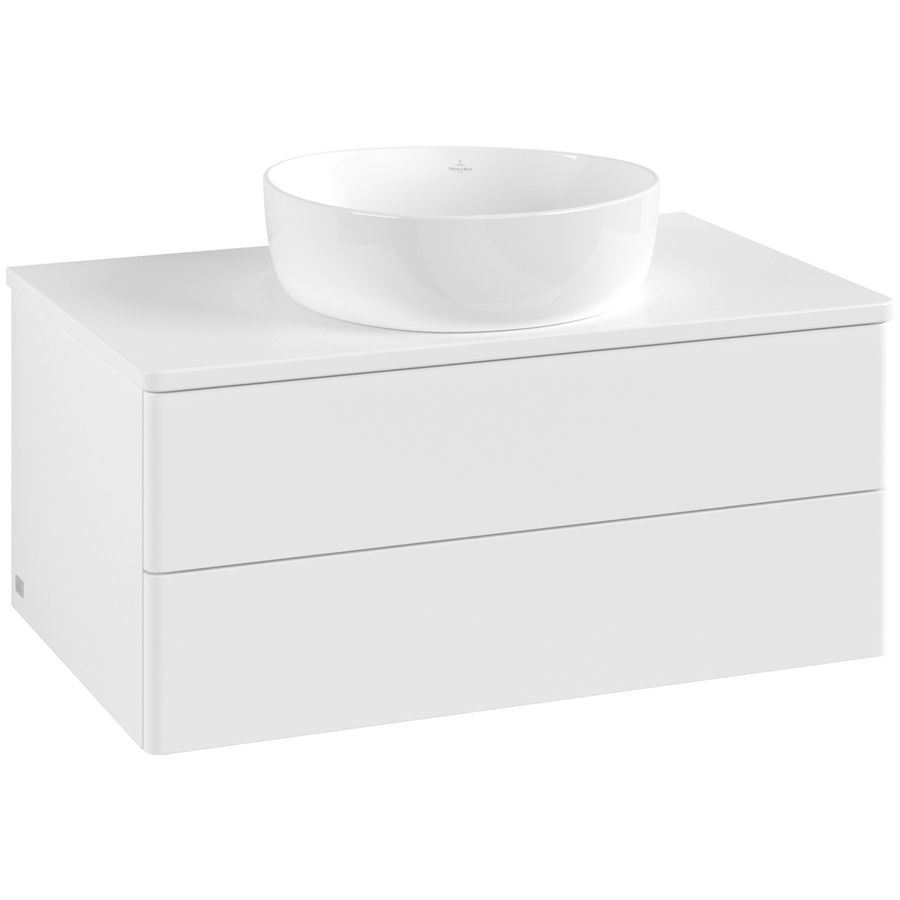 Wastafelonderkast Antao 800x360x500mm White Matt Lacquer K19010MT