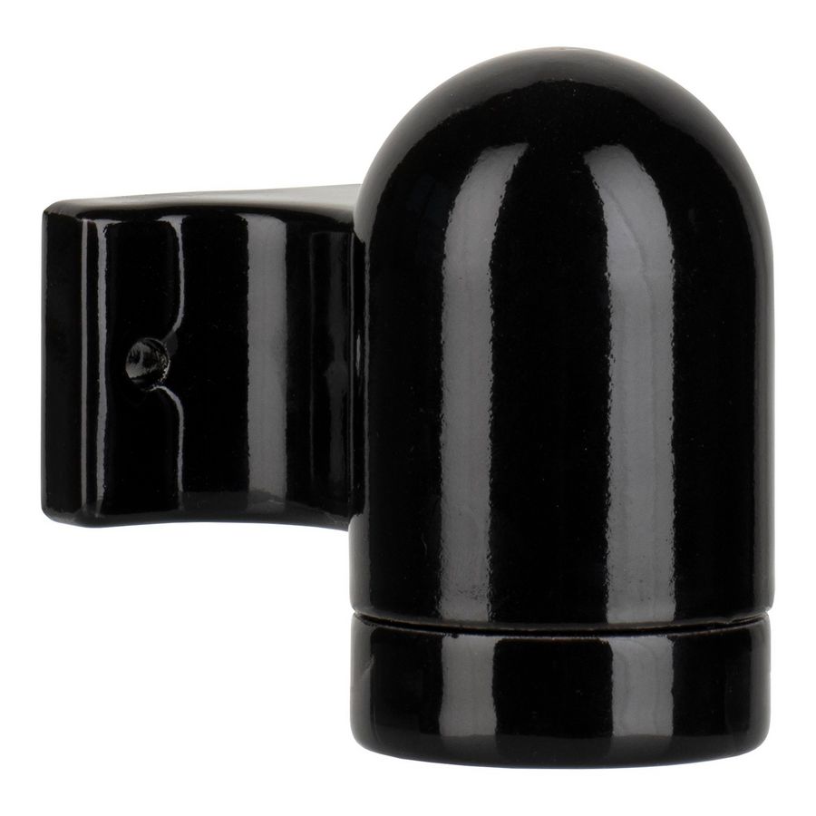 Verlichtingsarmatuur Porcelain Wall Lamp E27 zwart