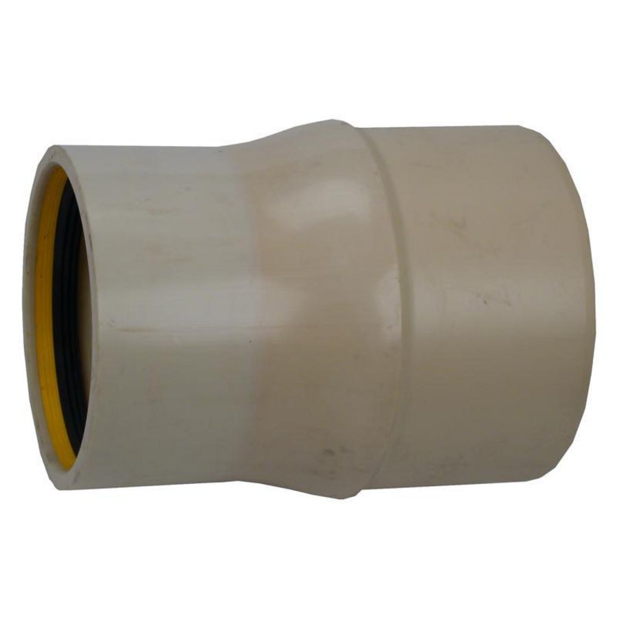 PVC verloop 250x200mm PN10 creme