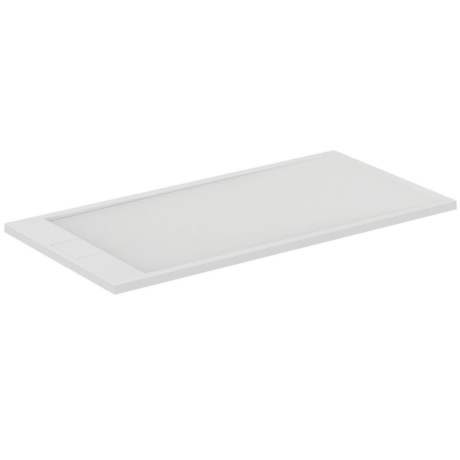 Douchebak ULTRA FLAT I.LIFE rechthoekig 1600x800x33mm wit  zonder waste (korte zijde)