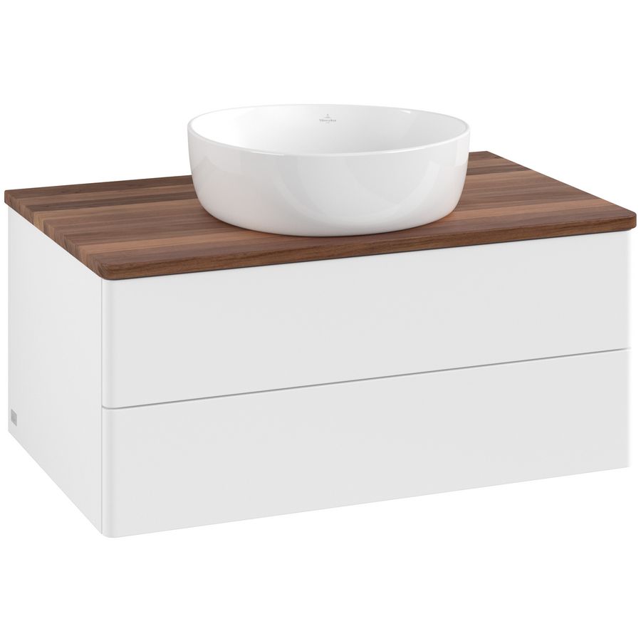 Wastafelonderkast Antao 800x360x500mm White Matt Lacquer K19012MT