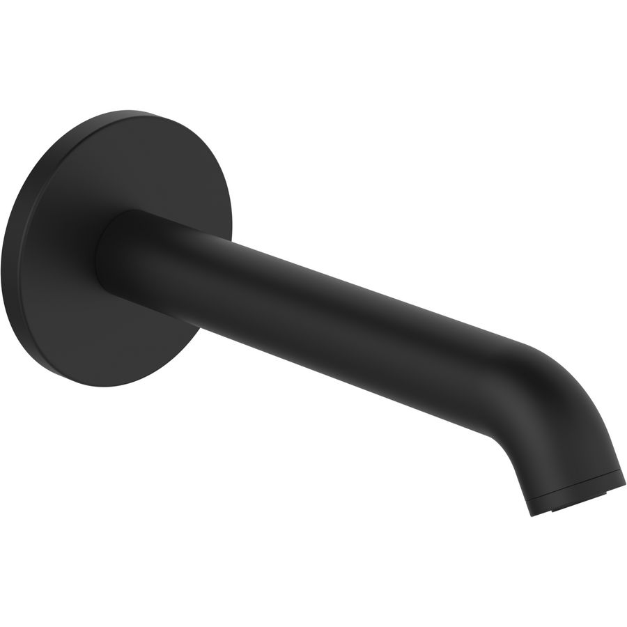 Style, Uitloop, L=170, brass, Mat zwart, 175 mm